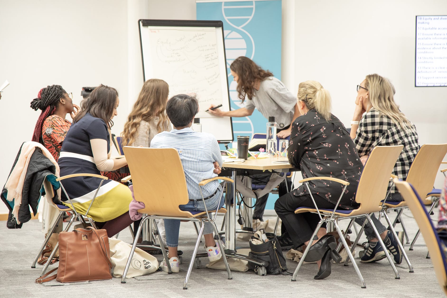 Jurors in a session of the UK's first Citizen's Jury on genome editing