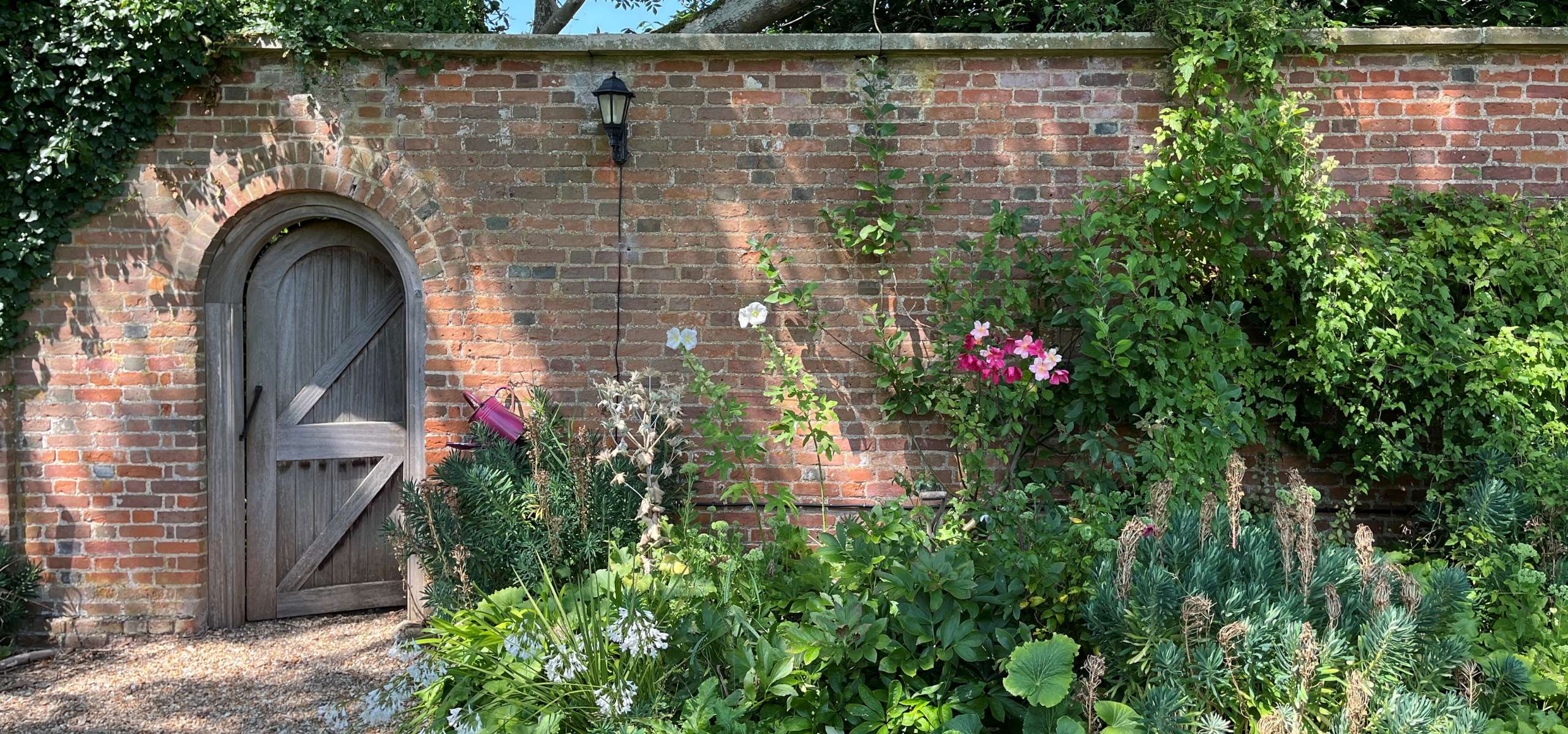 A photo of the orchard garden in the Hinxton Hall grounds.